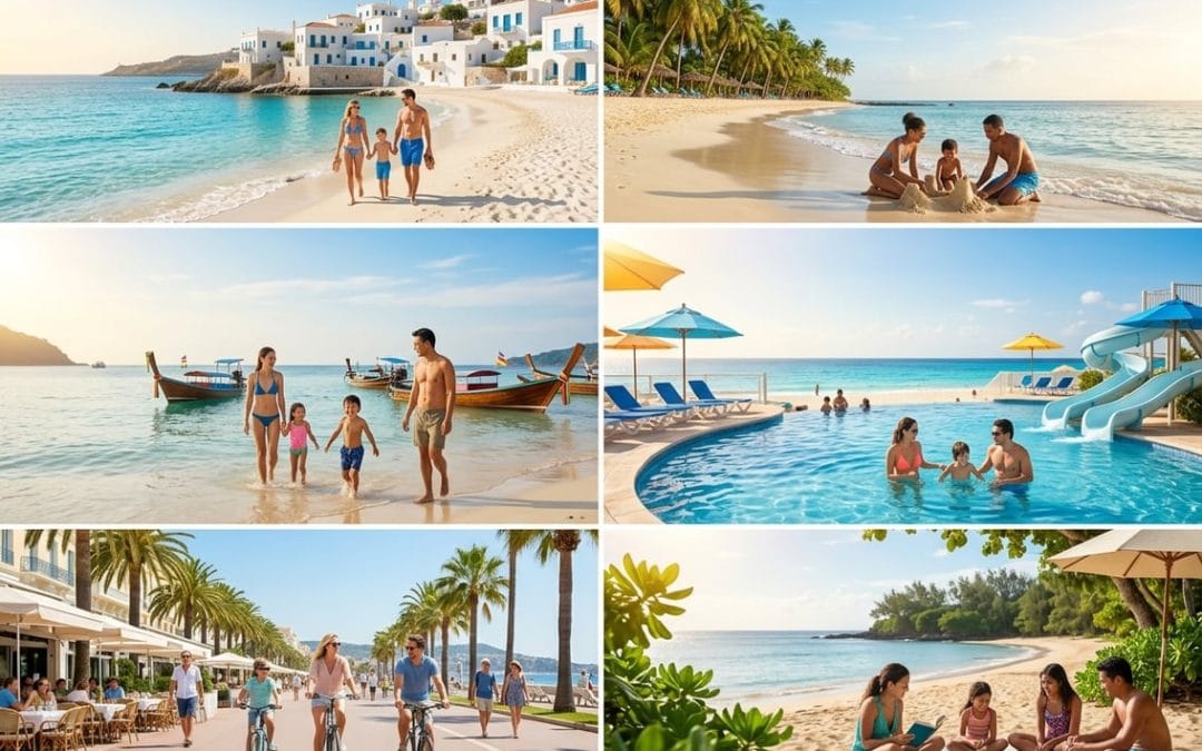 Seks familievenlige rejsemål med sol og strand