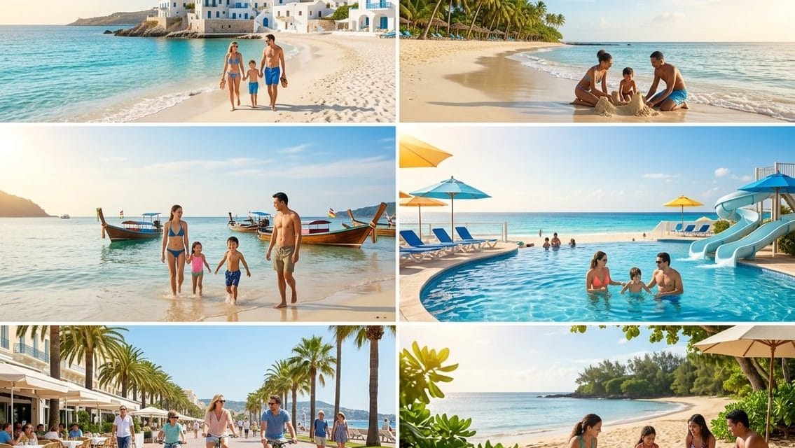 Seks familievenlige rejsemål med sol og strand