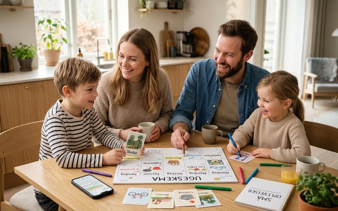 Få mere fællestid ved at planlægge ugens små oplevelser