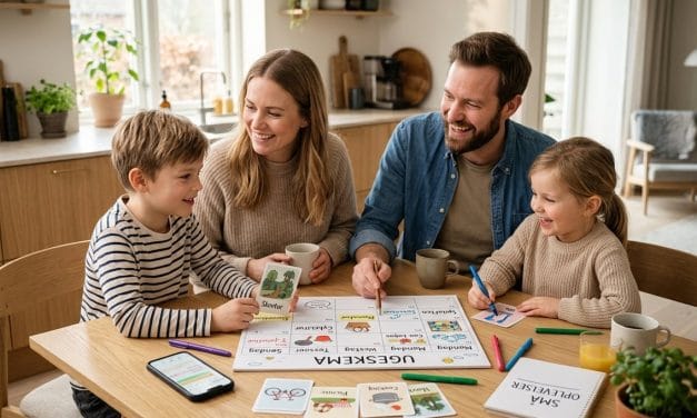Få mere fællestid ved at planlægge ugens små oplevelser