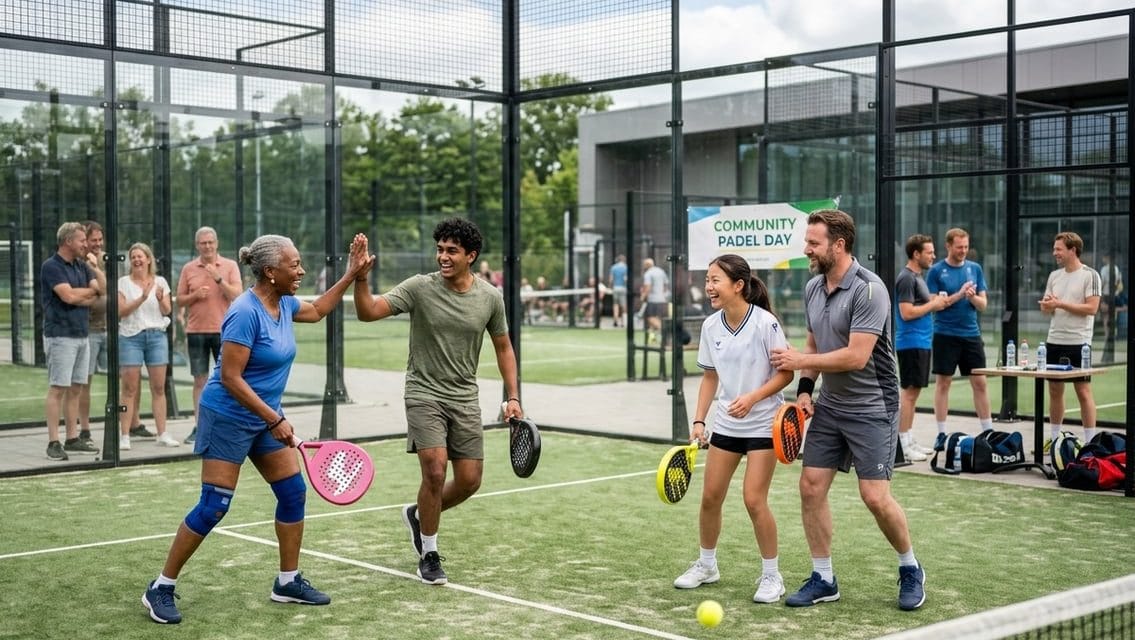 Sådan får I alle med til en padeldag på tværs af alder